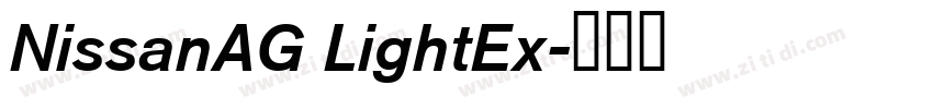 NissanAG LightEx字体转换